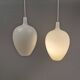 Two rare Pompei pendant lamps by Jo Hammerborg for Fog & Mørup Denmark 1963