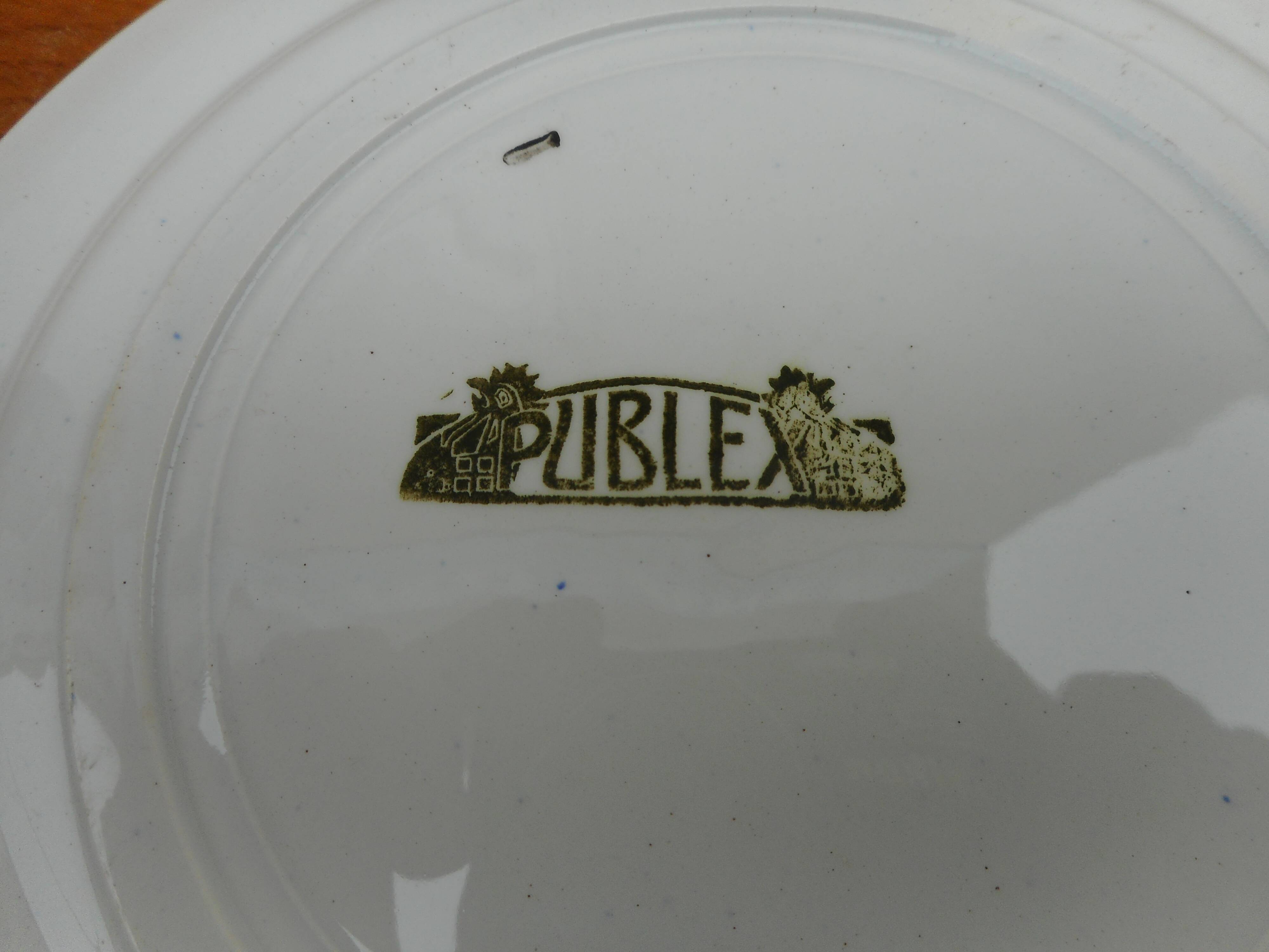 Plates ceramic décor of the 1930