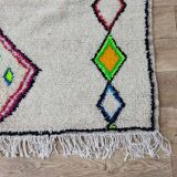 Handmade wool Berber rug 260x160cm