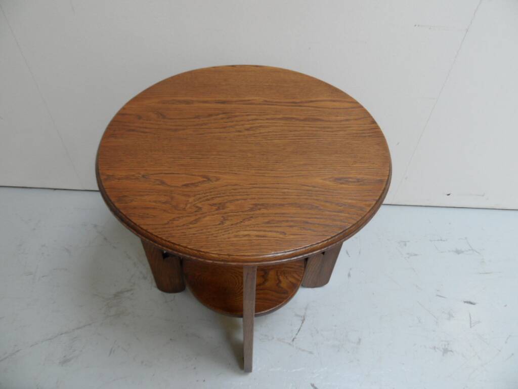 Art Deco round coffee table