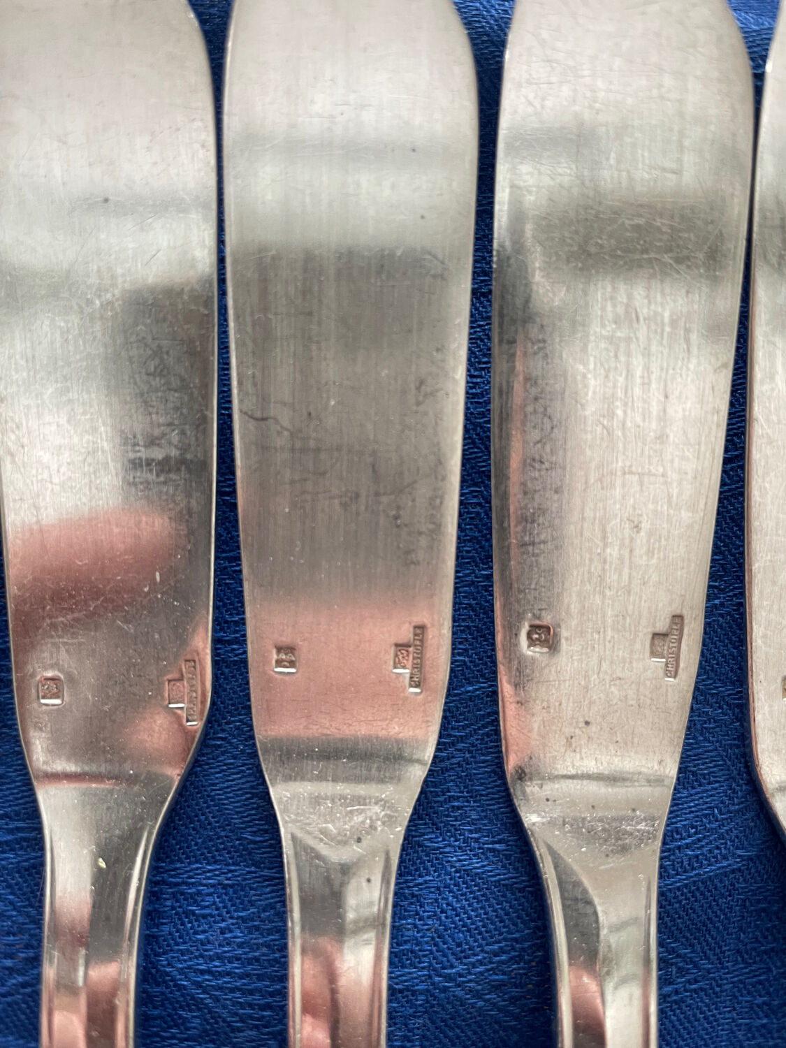 Christofle Fish Cutlery Set - Silver plated - 24 pieces