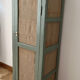 Petite armoire vert celadon et jute