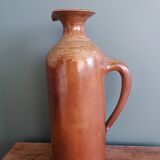 Enameled stoneware pitcher bottle