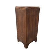 French Faux Bois Metal Cabinet, early 1900s