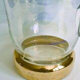 Orangeade set in colored glass