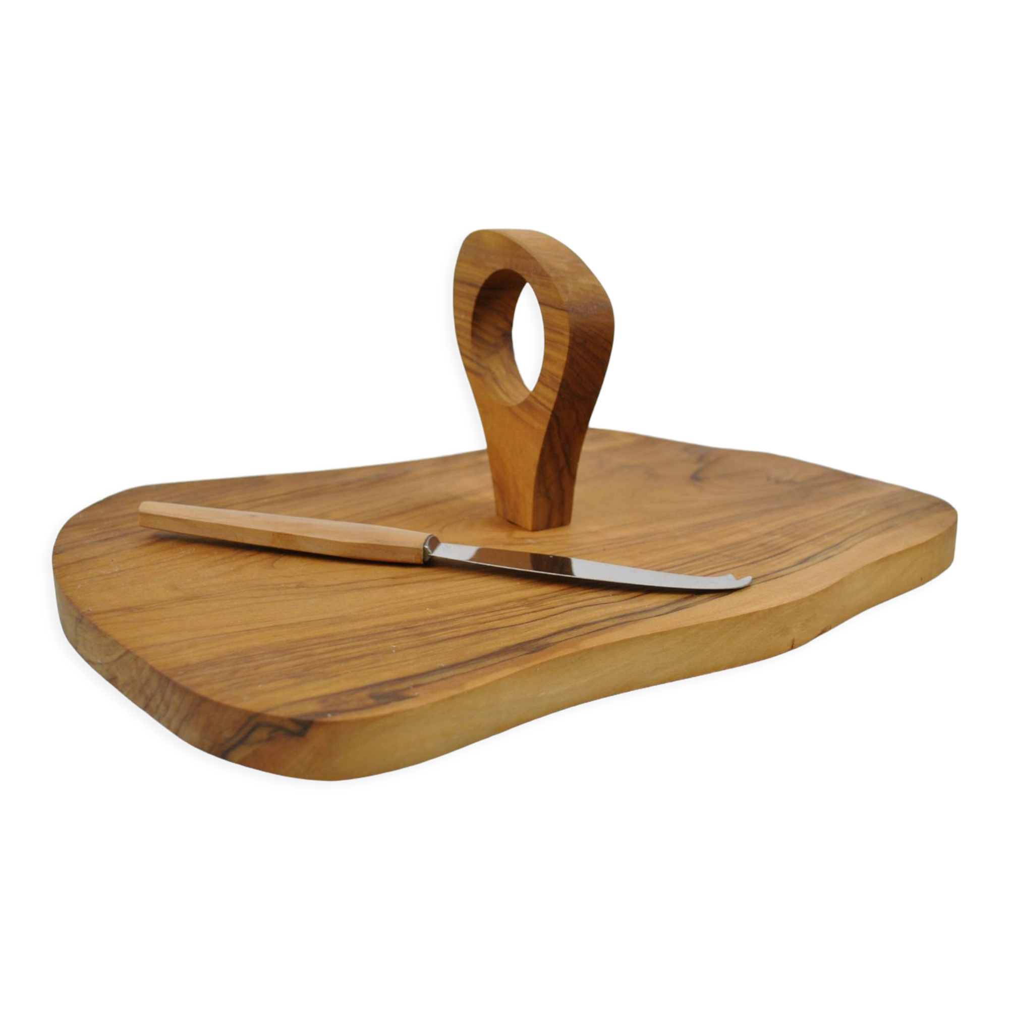 Walnut cheese platter 1970