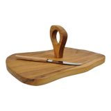 Walnut cheese platter 1970