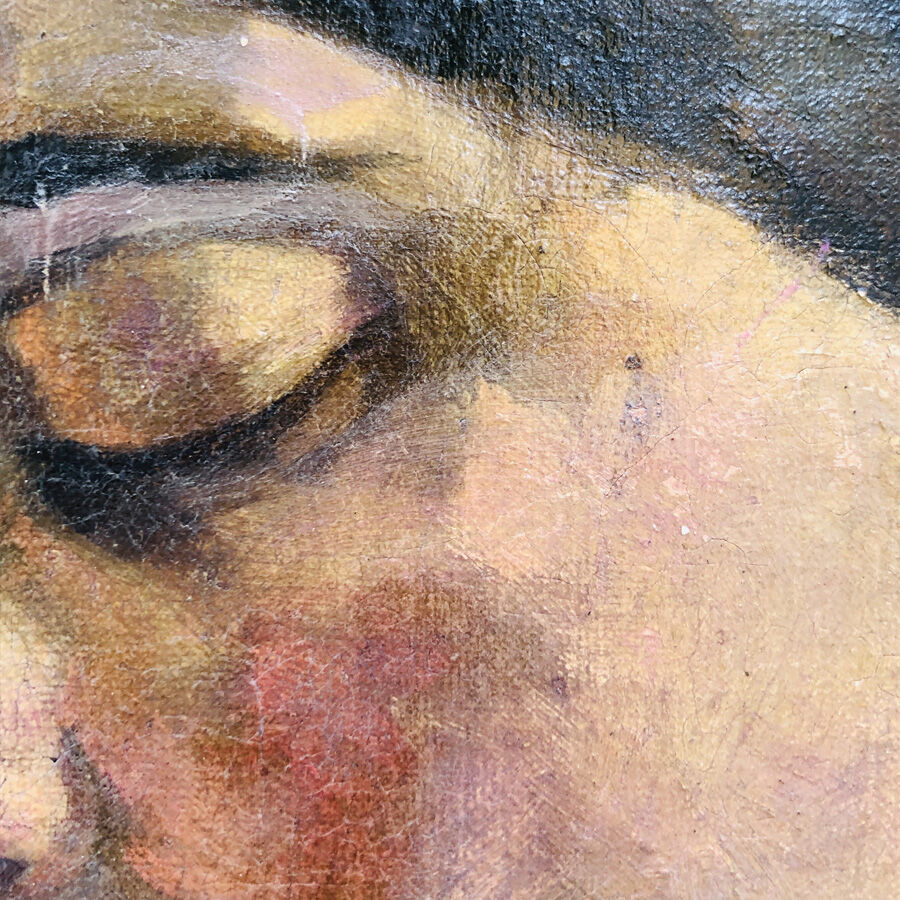 Table XIXth "Portrait of the young woman"