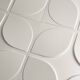 Set of 4 Space Age wall panels 1x1 meter total, vintage wall decor