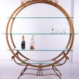 Hollywood Regency Wall unit or room divider Denmark 1950s.