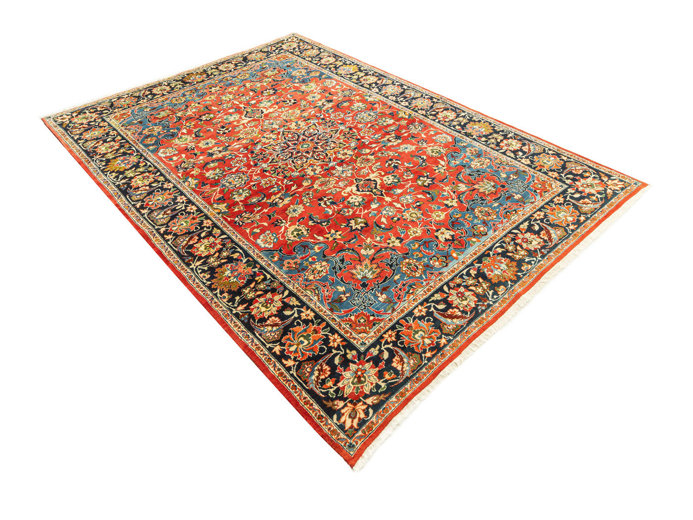 1960s Keshan carpet 386x245cm