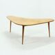Boomerang desk table in birch 1950s