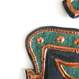 Metal Inca mask, 70s