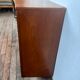 Vintage teak metal foot row