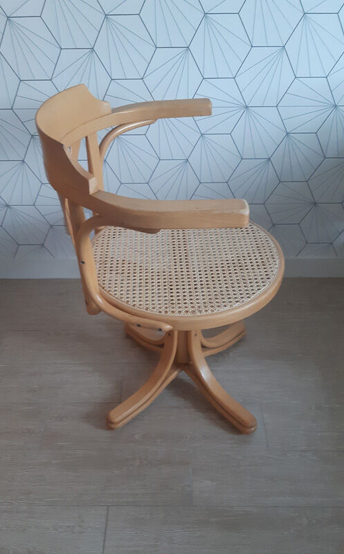 Fauteuil de bureau pivotant ZPM Radomsko - années 50.
