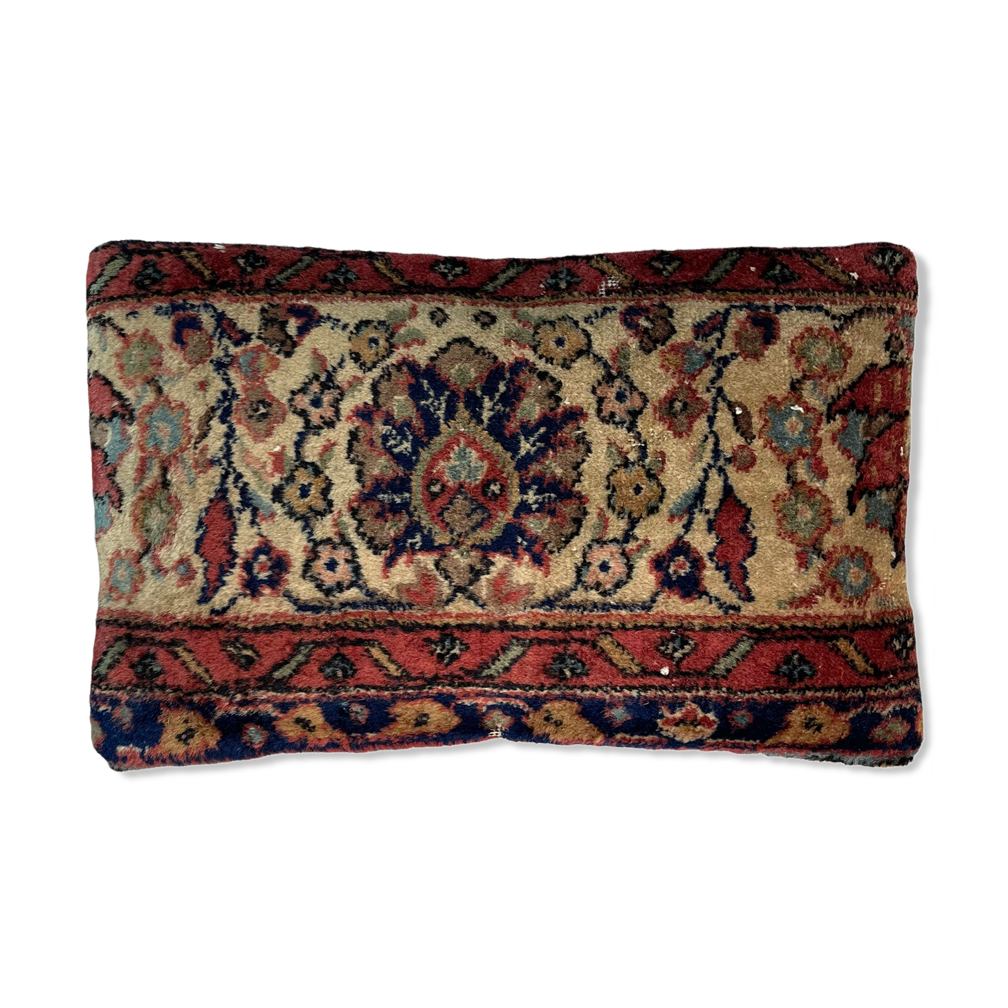 Vintage Turkish Rug Cushion Cover, 30 x 50 cm