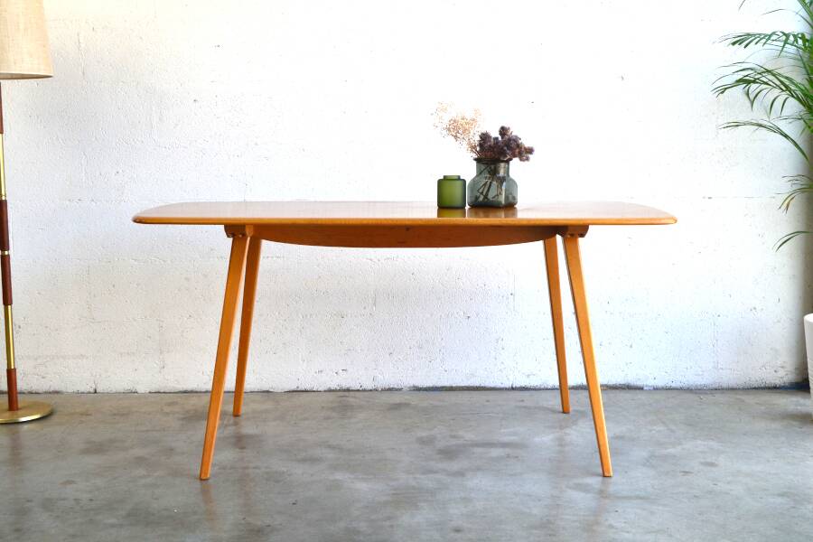 Rectangular table / desk by Ercol * 151 cm