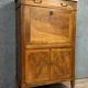 Louis XVI period secretary in blond mahogany around 1760
