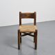 Pair of Méribel chairs by Charlotte Perriand, vintage edition BCB, circa 1950.