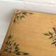 Paire de meubles vintage en bois décor floral