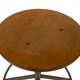 Vintage industrial workshop stool work stool adjustable in height 60's design