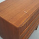 Teak chest of drawers, Danish design, 1970s, made in Denmark