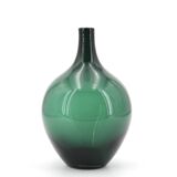 Green glass vase, 1970s