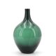 Vase en verre vert, années 70