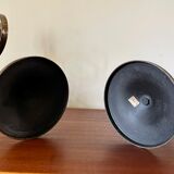 Pair of brutalist candelabras Charles Piguet 1930