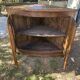 Oak corner unit