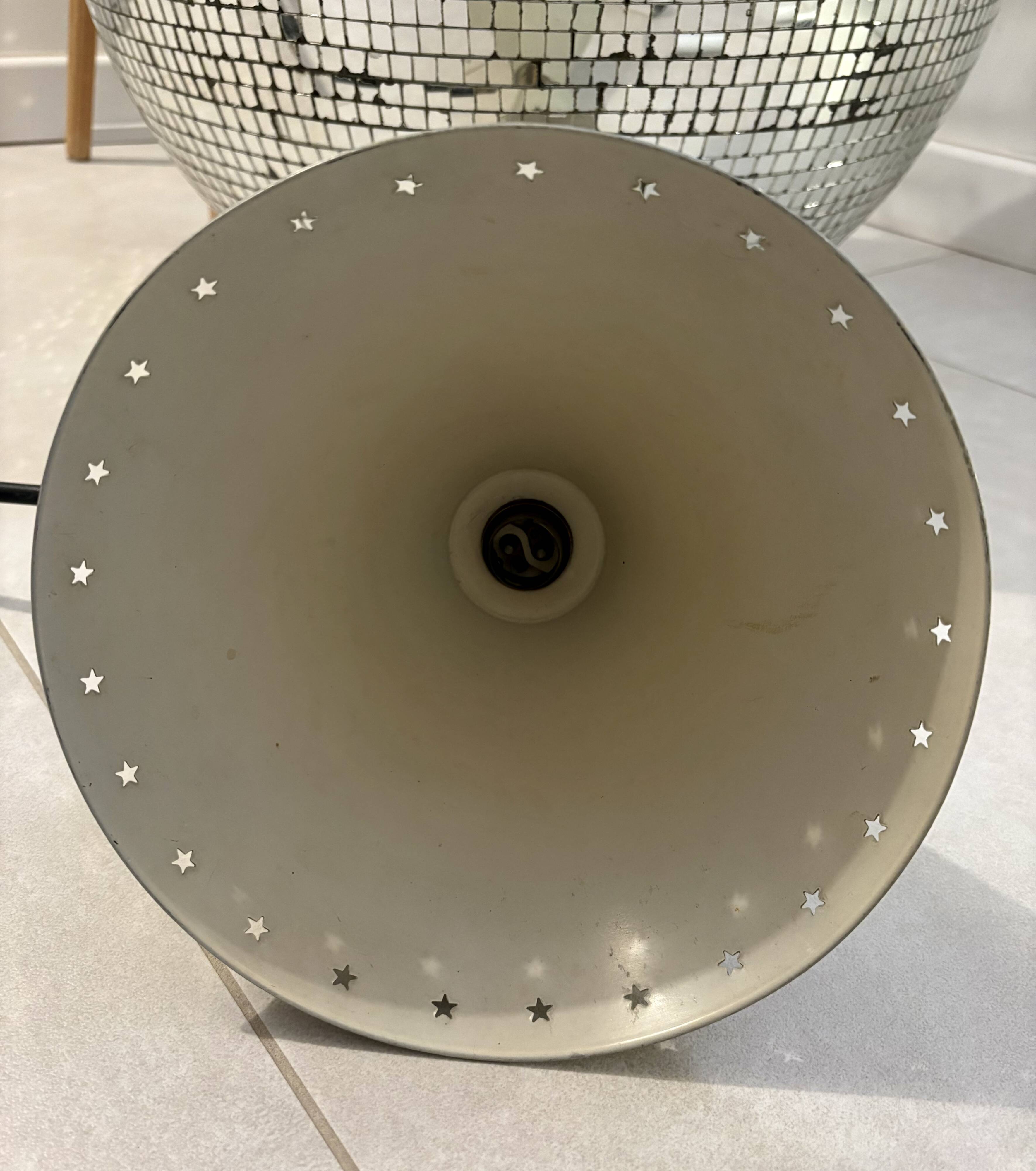 Rare lamp/wall light diabolo arm DLG Guariche Robert Mathieu Lunel