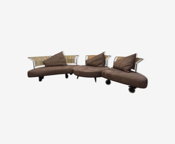 Fantasy Islands Movable Sofa, Sofa Bed by Kurt Beier, circa 1980s.