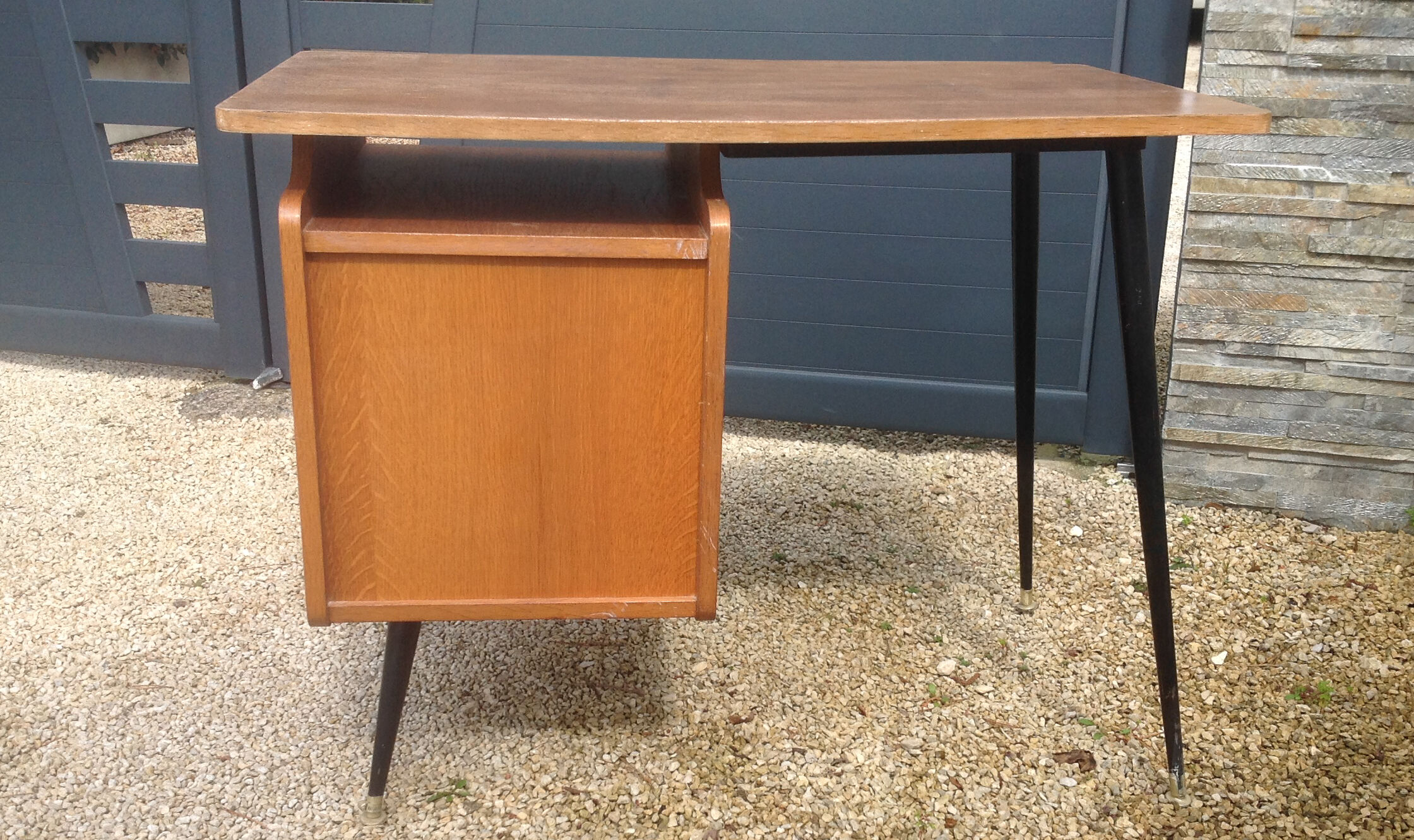 Vintage feet compass desk