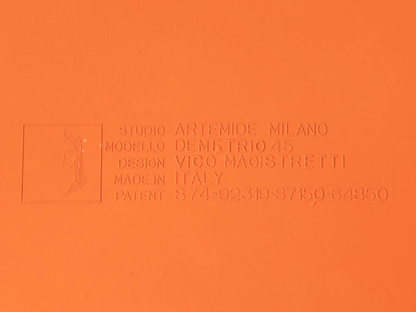 demetrio 45 side tables, vico magistretti, artemide