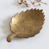 Empty pocket vintage brass sheet