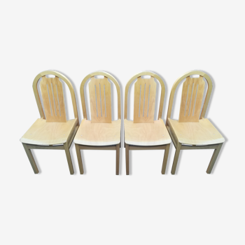 Set of 4 Baumann Argos model chairs