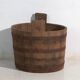 Old wooden barrel with iron straps – Central Europe, circa 1920