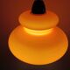 Lustre opaline orange années 70