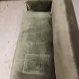 Bench epoque 19 ieme velvet green