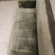 Banquette epoque 19 ieme velours vert