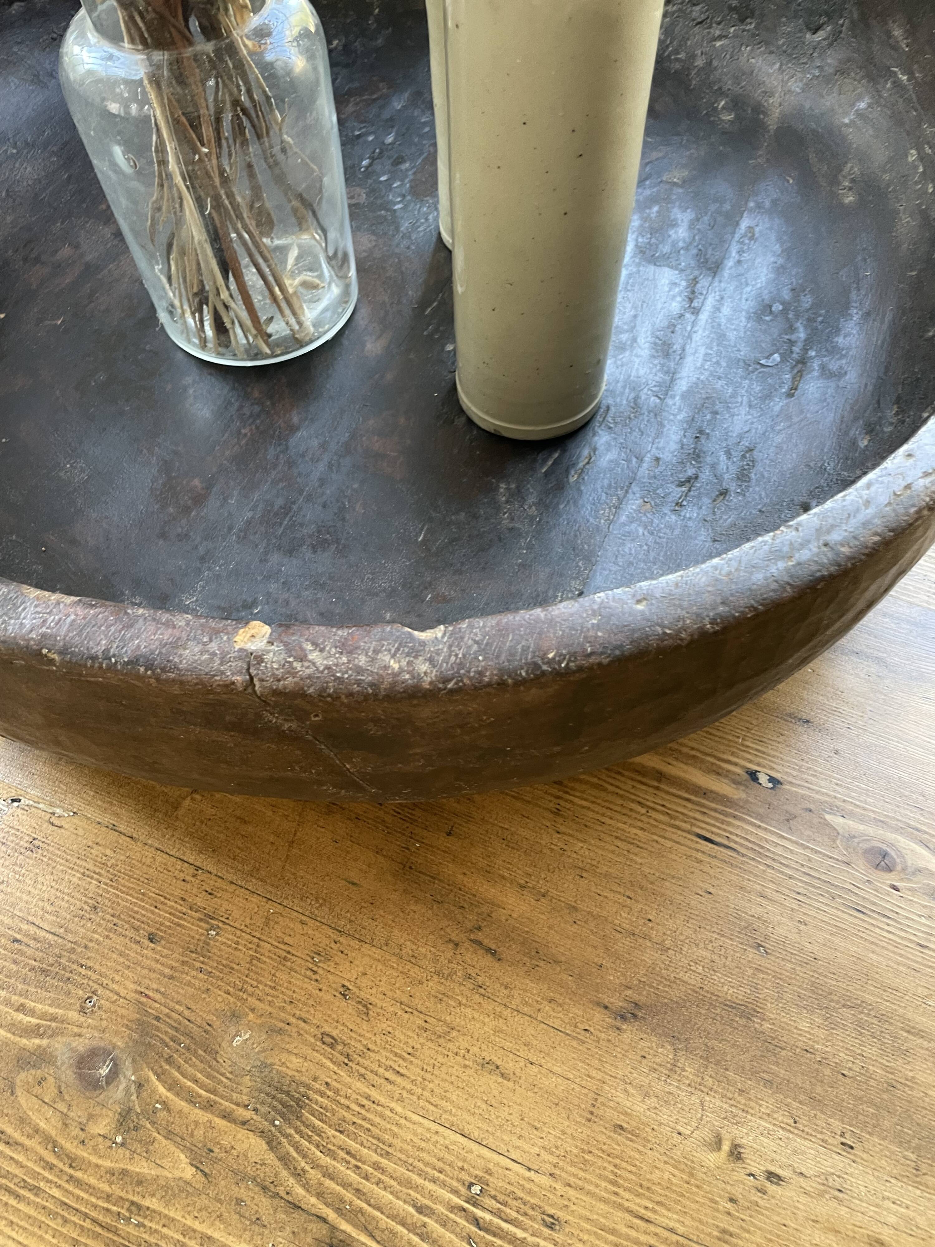 Plat en bois berbère XXL