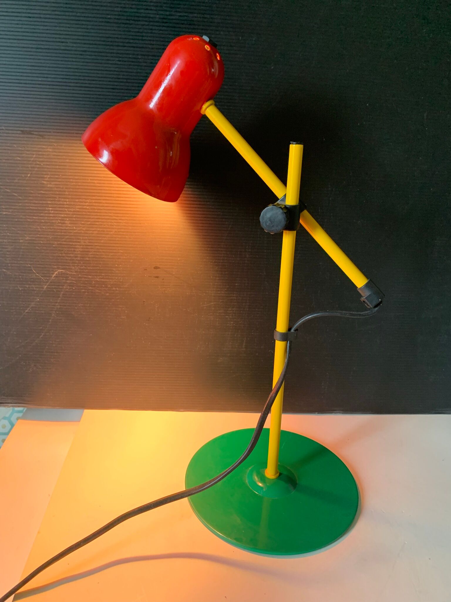 Multi color desk lamp