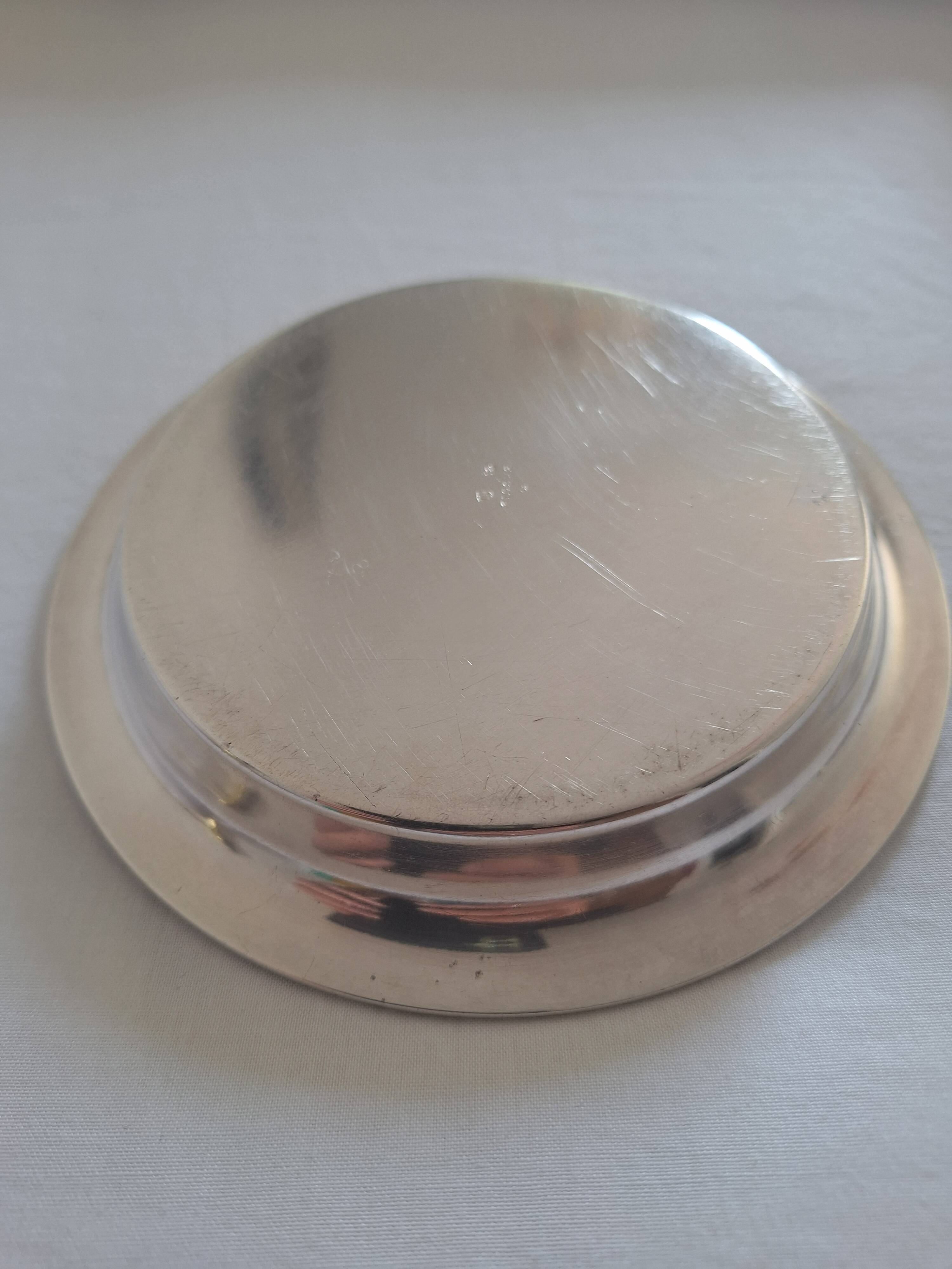 Bread plate or bottle coaster - Ercuis goldsmith