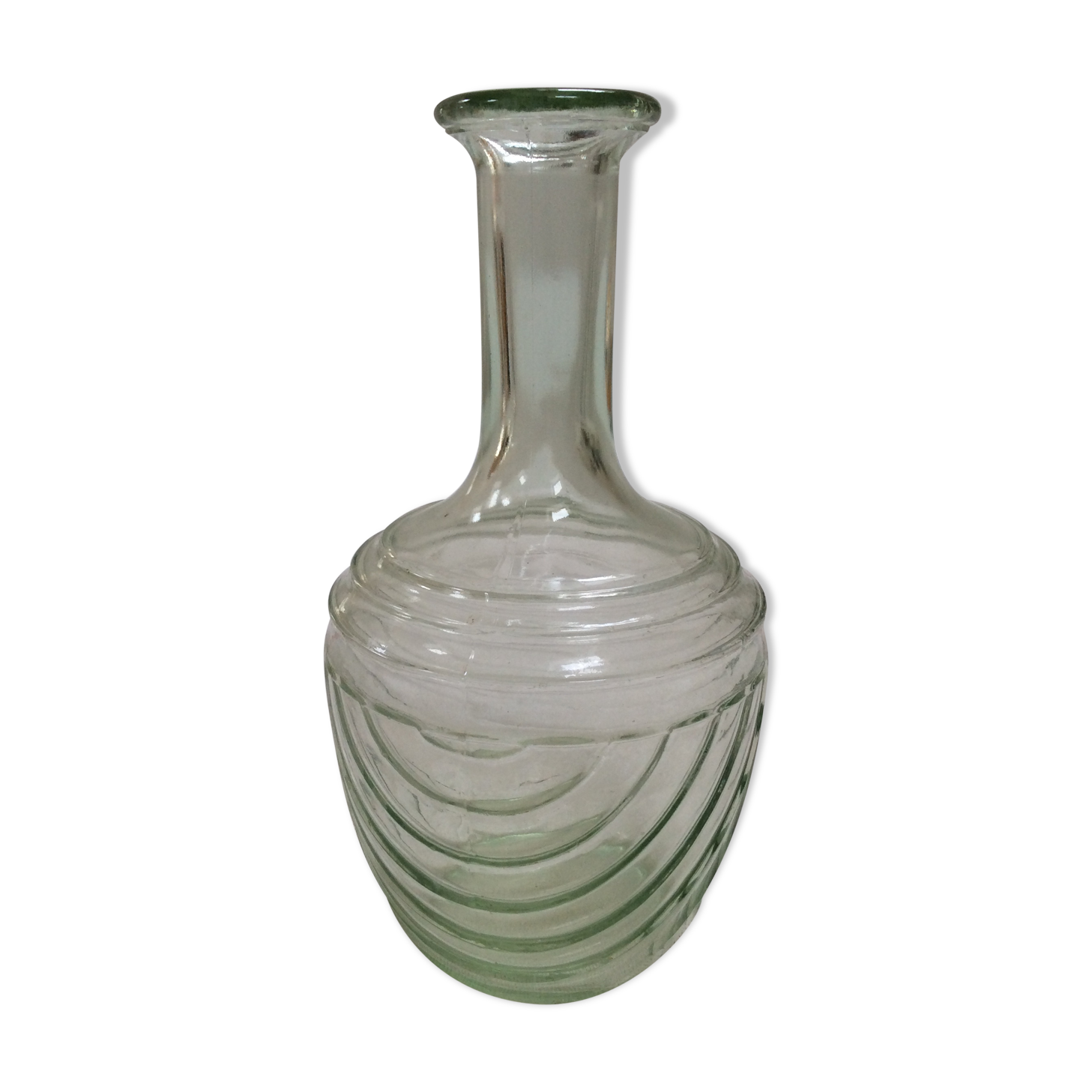 Old glass carafe