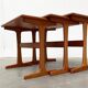 Nest of teak tables from the mid-century by Vildbjerg Møbelfabrik, 1960s, set of 3.