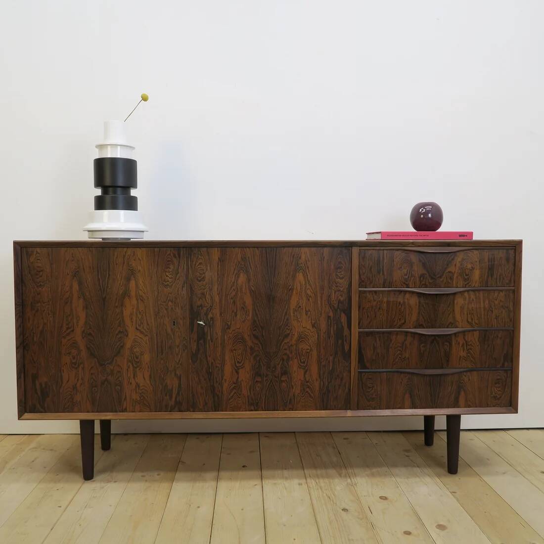 Rosewood sideboard by Erling Torvits for Klim Møbelfabrik, Denmark 1960.