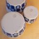Set of 70s stoneware condiment pots