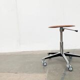Mid-century German industrial swivel office stool by Schmitz, 1960s