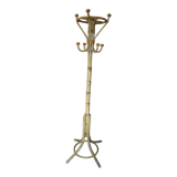 Coat rack rattan parrot