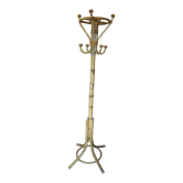 Coat rack rattan parrot